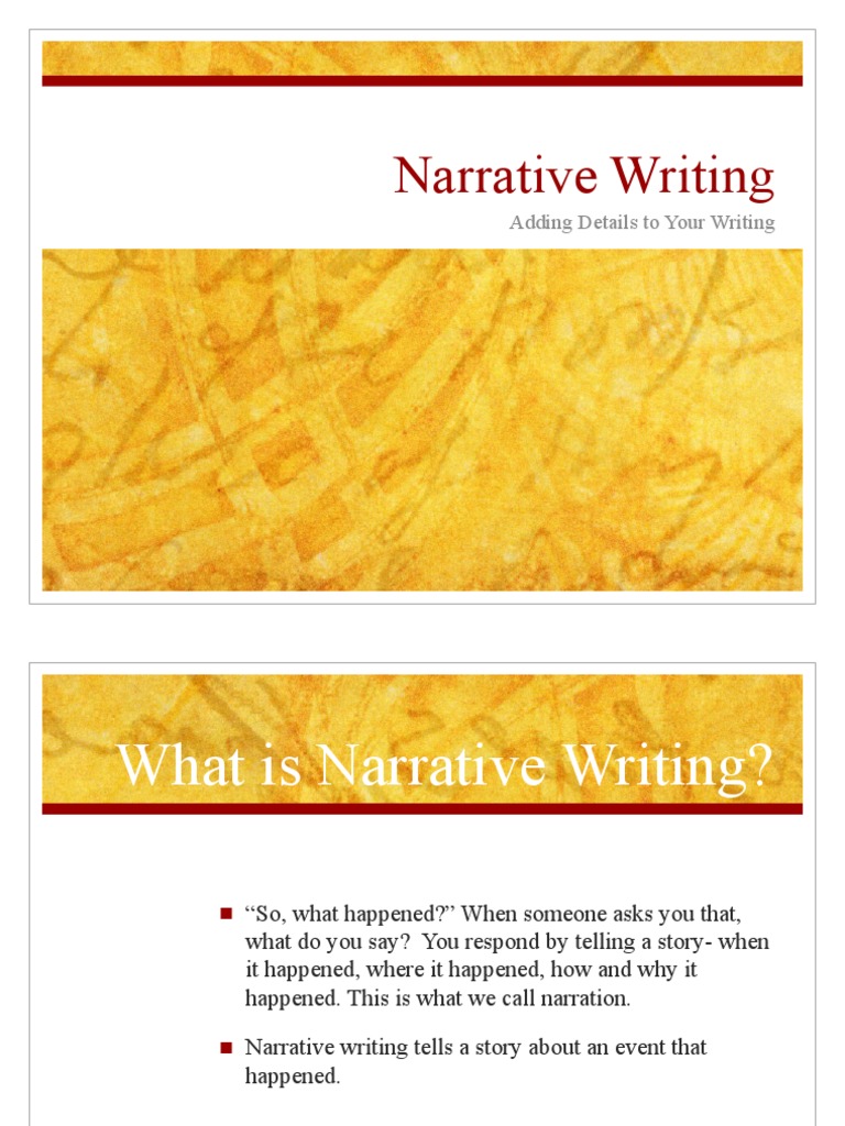 Narritive Writing | PDF | Street | Land Transport