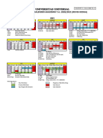 Kalender Akademik 2020-2021 Revisi Kedua