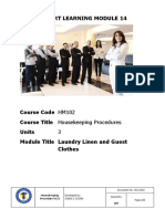 CRT Learning Module 14: Housekeeping Procedure NCII CRT