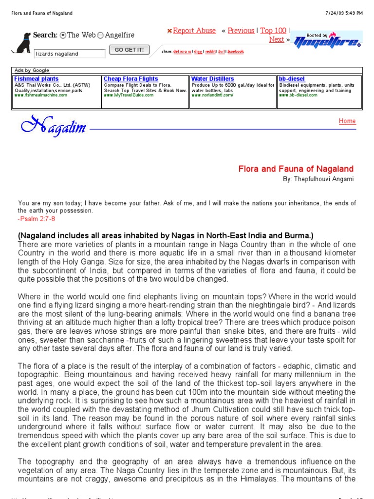 Flora and fauna of nagaland pdf image