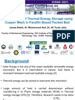 Enhancement of Thermal Energy Storage Using Copper Mesh in Paraffin Based Packed Bed