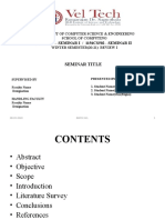 Seminar Review-1 PPT Template