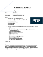 Tugas Hukum Perjanjian Dan Perikatan (2 Maret 2021)