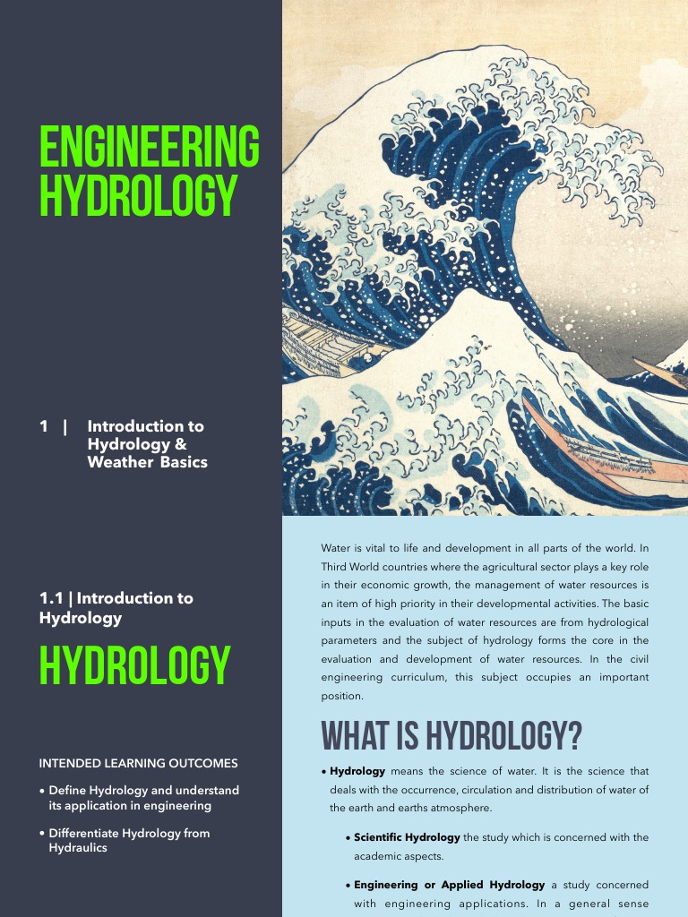 Introduction to Engineering Hydrology | PDF | Hydrology | Water Resources
