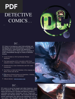 DC comics...
