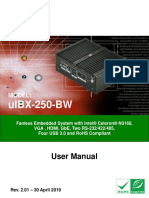 uIBX-250-BW: User Manual