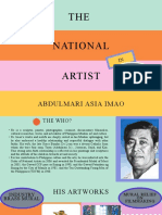 THE National Artist: Region 15 Armm