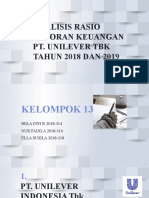 Analisis Laporan Keuangan PT UNILEVER INDONESIA TBK Tahun 2019