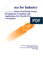 Extended Release Oral Dosage Forms Development Evaluation and Application of in Vitro in Vivo Correlations