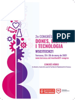 Programa Del Congrés Dones, Ciència I Tecnologia