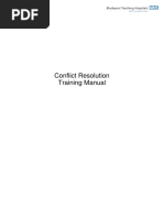 Conflict Resolution Training Manual