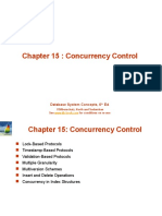 Chapter 15: Concurrency Control: Database System Concepts, 6 Ed