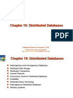 Chapter 19: Distributed Databases