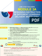 Module 3a LDM 2 Course For Teachers