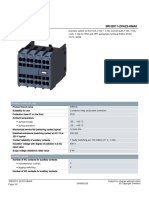 Data Sheet 3RH2911-2XA22-0MA0