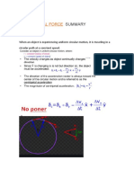 Centripetal Force Resumen