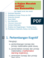 Kawasan Kajian Masalah Pendidikan Matematika