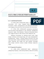 A.1 Data Organisasi Perusahaan