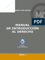 MANUAL DE  INTRODUCCIÓN A DERECHO