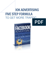 The Facebook Advertising Five Step Formula To Get More Traffic