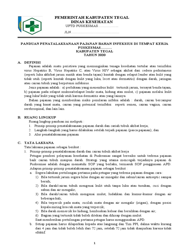 Panduan Tatalaksana Pajanan | PDF