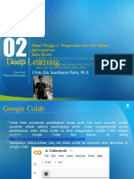 Deep Learning: Materi Minggu 2: Pengenalan Tools Dan Bahasa Pemrograman Buku Acuan