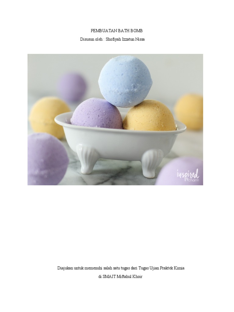 Pembuatan Bath Bomb | PDF