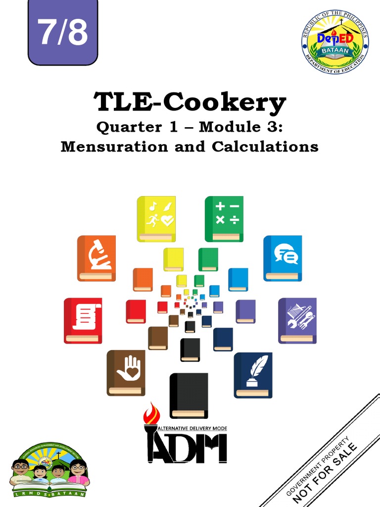 TLECookery Quarter 1 Module 3 Mensuration and Calculations PDF Teaspoon Flour