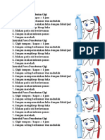 Instruksi Pasca Pencabutan Gigi