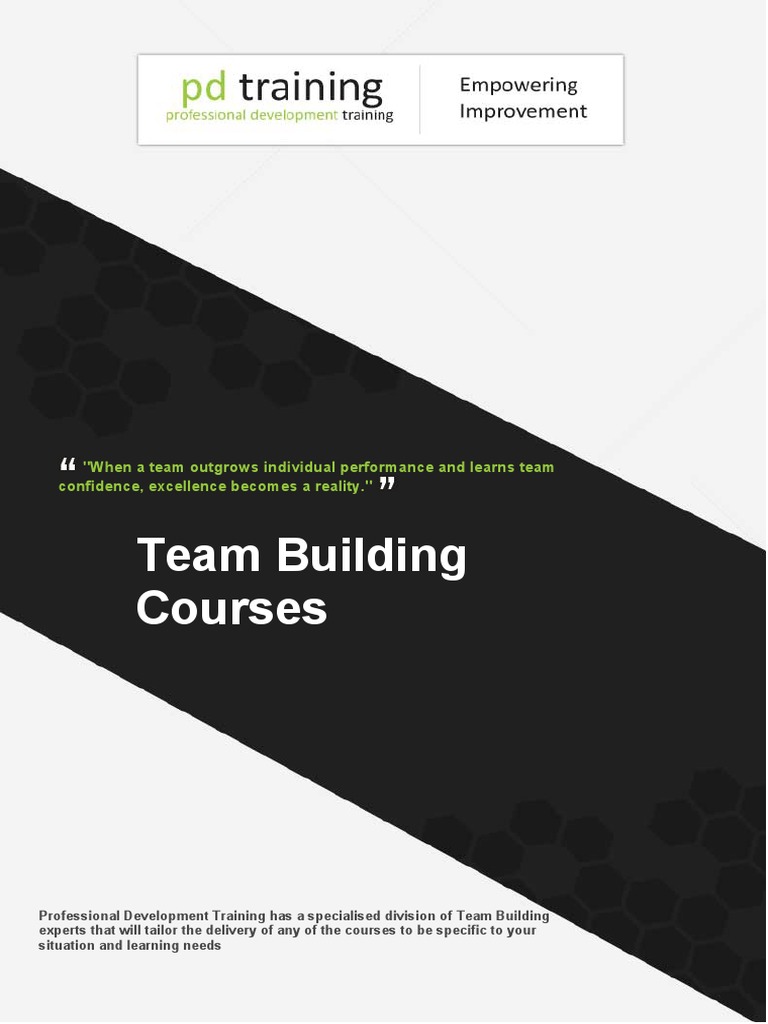 Team Building Training for Leaders | PDF | Emotional Intelligence ...
