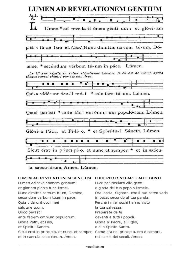Lumen Ad Revelationem Gentium | PDF