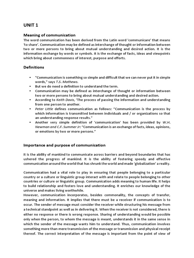Understanding Business Communication | PDF | Communication | Nonverbal ...