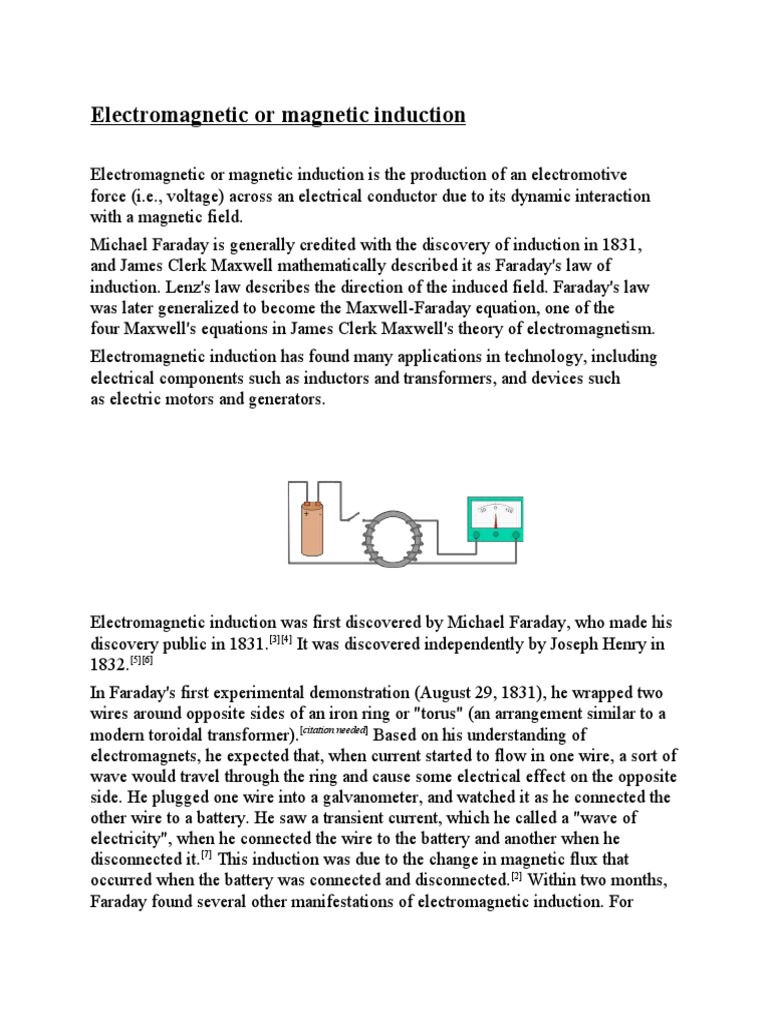 or Induction PDF Induction