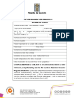 Seguimiento desarrollo niño formato