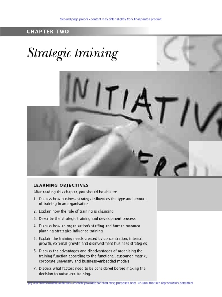 Chapter Two Strategic Training Learning Pdf Strategic Management