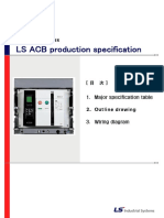 LS ACB Production Specification - E Frame