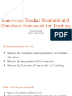 Idaho Core Teacher Standards and Danielson Framework For Teaching
