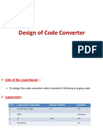 Exp 4 CODE CONVERTERS