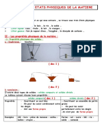 Les Etats Physiques