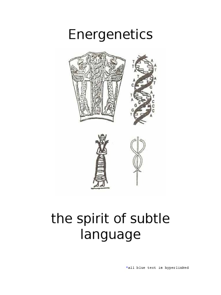 Energenetics - The Spirit of Subtle Language | PDF | Meditation | Qigong