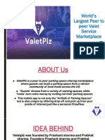 World's Largest Peer To Peer Valet Service Marketplace