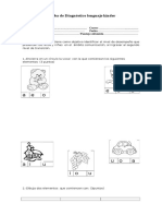 134899693 Prueba de Diagnostico Kinder Lenguaje