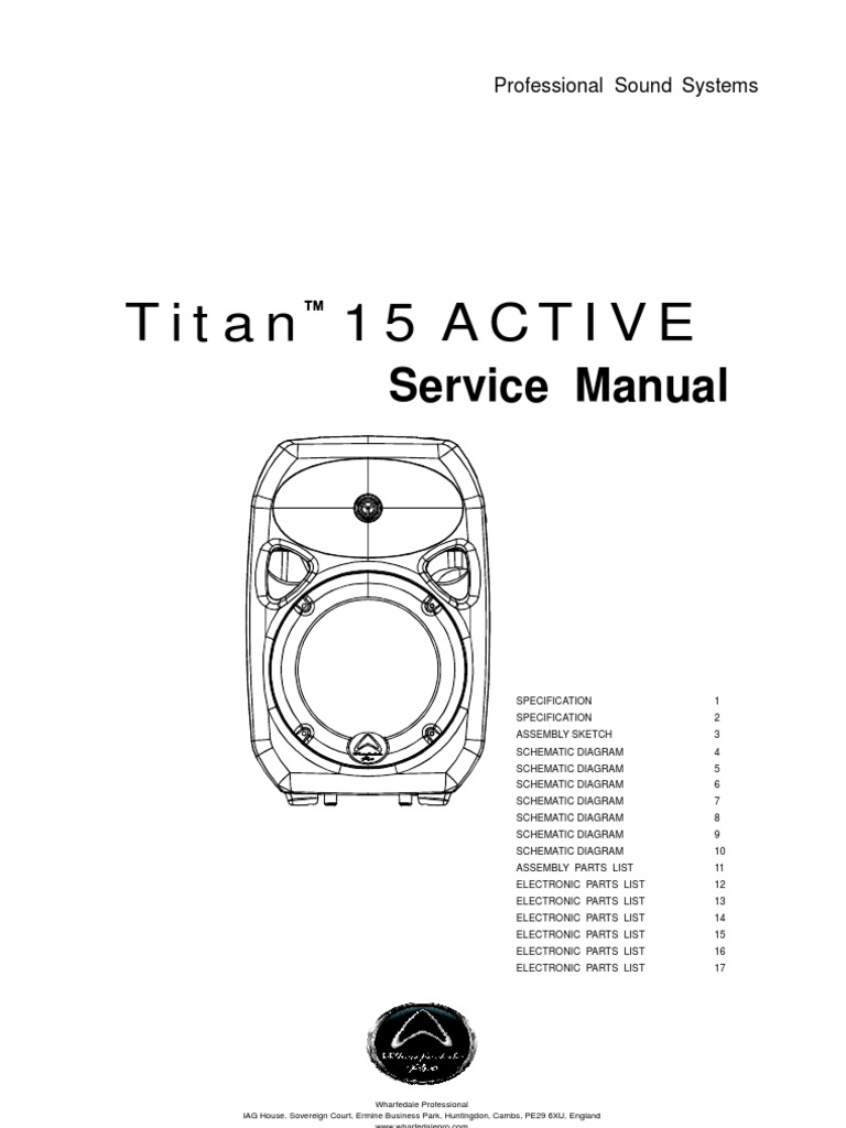 wharfedale titan 15a