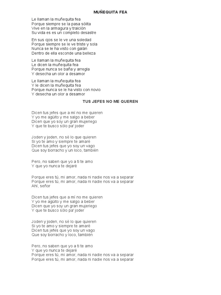 Letras de 