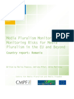 Media Pluralism Monitor 2016 Monitoring Risks For Media Pluralism in The EU and Beyond