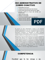 Proceso Administrativo de Cobro Coactivo