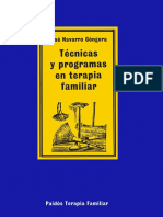 Técnicas y Programas en Terapia Familiar