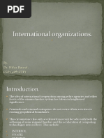 International Organizations.