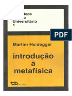 Introdução À Metafísica - Martin Heidegger
