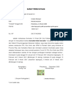 Surat Pernyataan PKL 2020